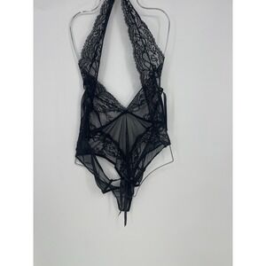 Body Rage Black Bodysuit‎ Lingerie Minimal Feminine Sissy Sexy Size 3X/4XPlus